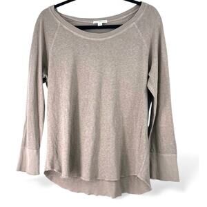 Standard James Perse L  long sleeve top Vintage French Terry Sweatshirt Shirt